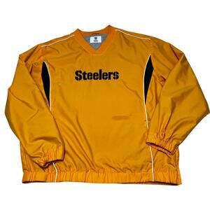 Official Pittsburgh Steelers NFL Team Apparel Jacket Windbreaker | Size XL